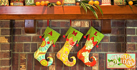 Citrus Holiday Elf Stockings
