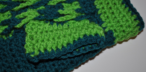 Decorative Loop Crochet Small Dog Sweater Sleeve Detail