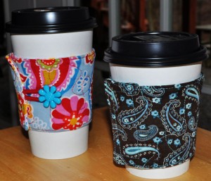 Free Cup Cozy Sewing Pattern from Stitchwerx Designs