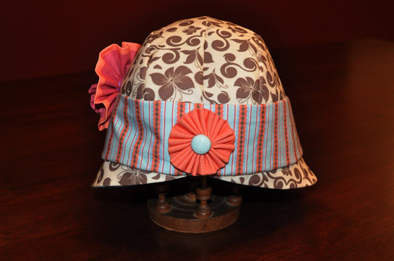 Stitchwerx Designs Cloche Hat Back View