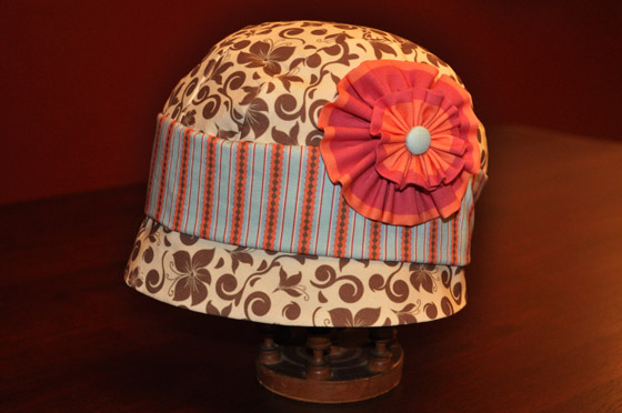 Stitchwerx Designs Cloche Hat Side View