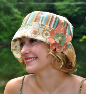 Summer Days Bucket Hat with Flower pattern