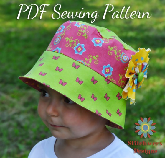 Summer Days Bucket Hat Sewing Pattern