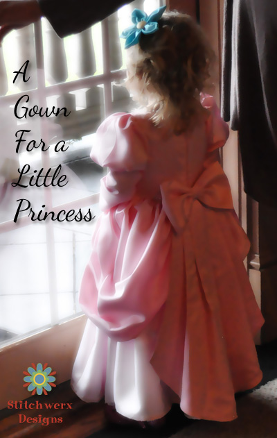Princess Ariel Gown Back