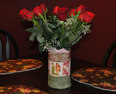 Lovely Valentine's Day (or every day) centerpiece!