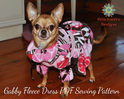 Gabby Fleece Dress for Dogs